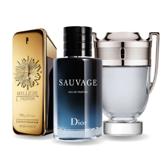 PAGA 1 RECIBE 3 - Kit 3 Perfumes Paco Rabanne One Million, Dior Sauvage & Paco Rabanne Invictus