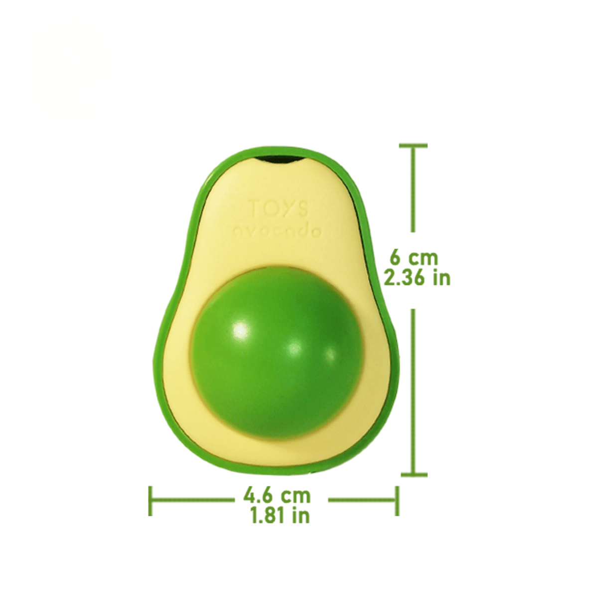GreenKitty Delight™  Juguete de Aguacate con Catnip