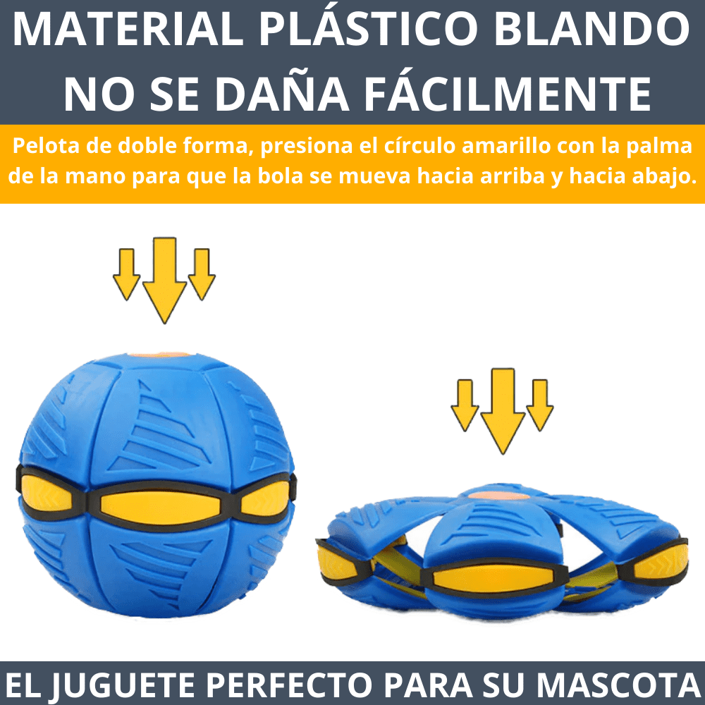 Juguetes para perros Platillo volador Bola UFO Deportes interactivos al aire libre