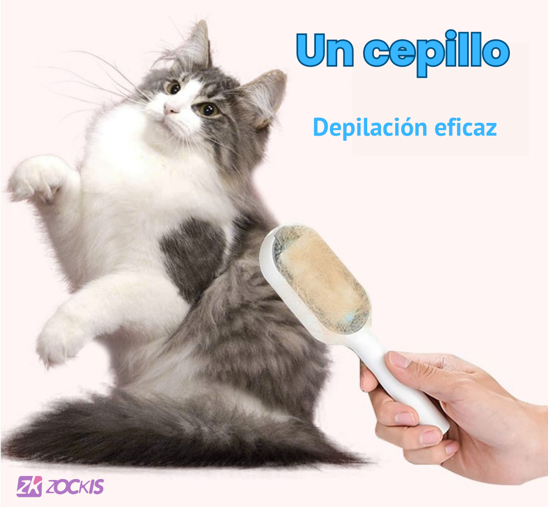 PeloLimpio - Cepillo depilatorio 4 en 1