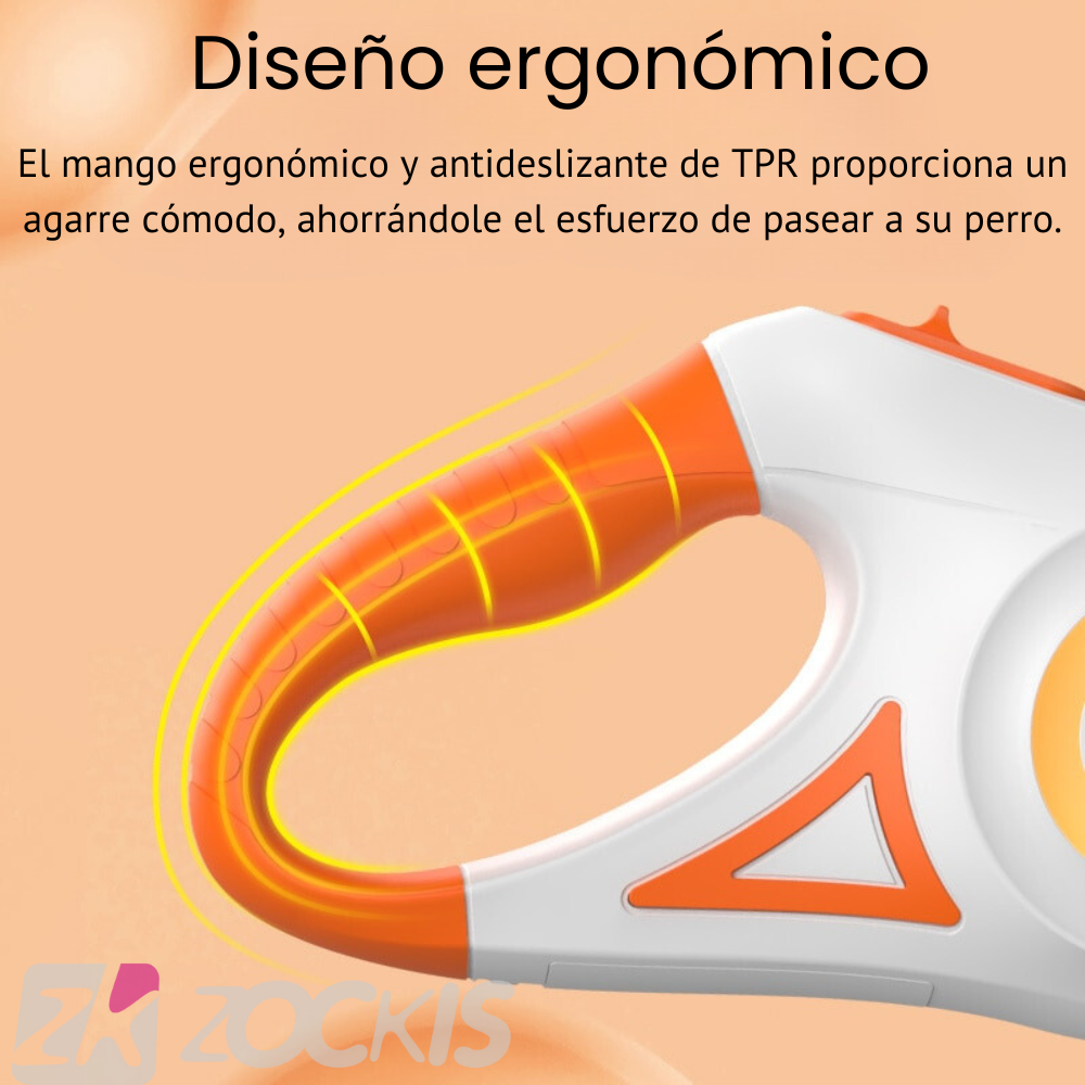 FlexiLuz: Correa Retráctil con Luz LED para Mascotas