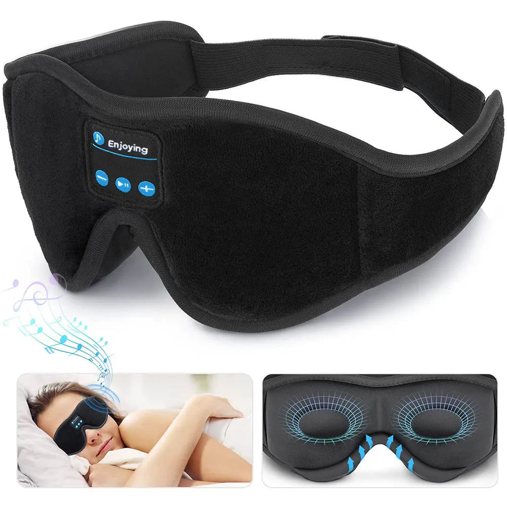 Máscara para Dormir con Auriculares Bluetooth - RelaxSound.